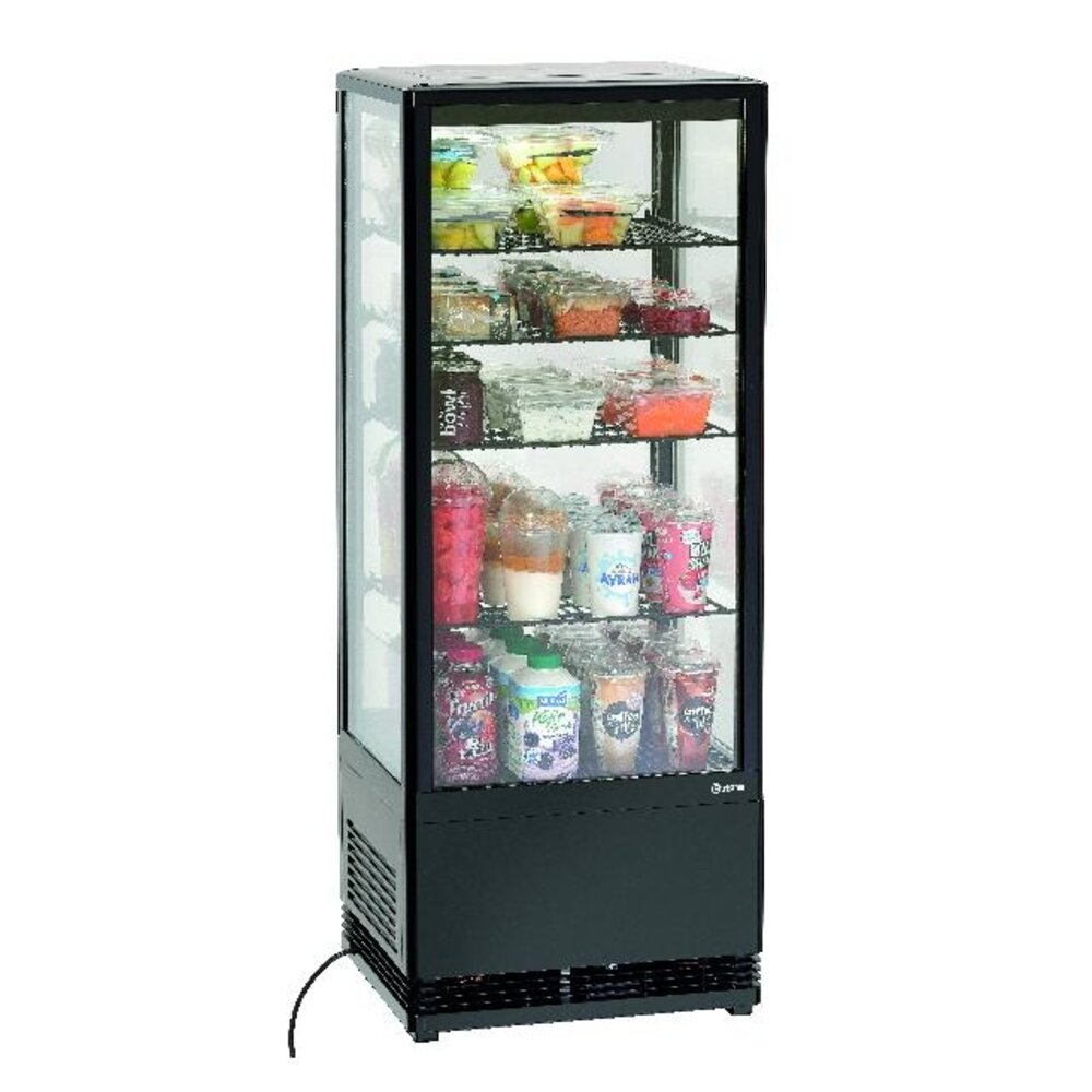 Bartscher Mini-koelvitrine 98l-sw | 700398G Bartscher Mini-koelvitrine 98l-sw | 700398G