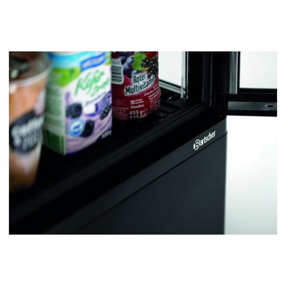 Bartscher Mini-koelvitrine 58l-sw | 700358G Bartscher Mini-koelvitrine 58l-sw | 700358G