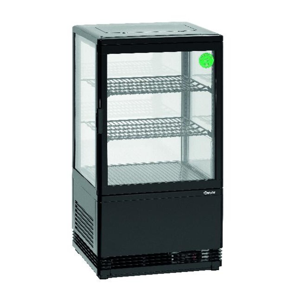 Bartscher Mini-koelvitrine 58l-sw | 700358G Bartscher Mini-koelvitrine 58l-sw | 700358G