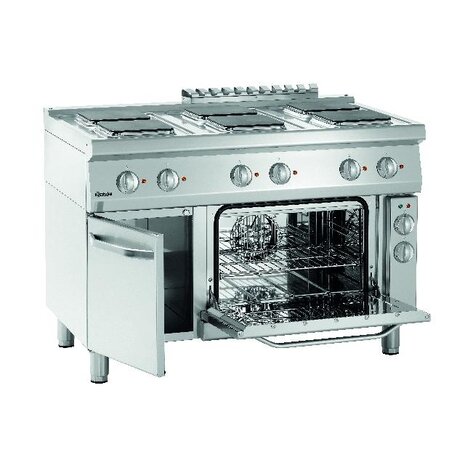 Bartscher Elektrisch fornuis 700, b1200, 6pl, ebo | 286347