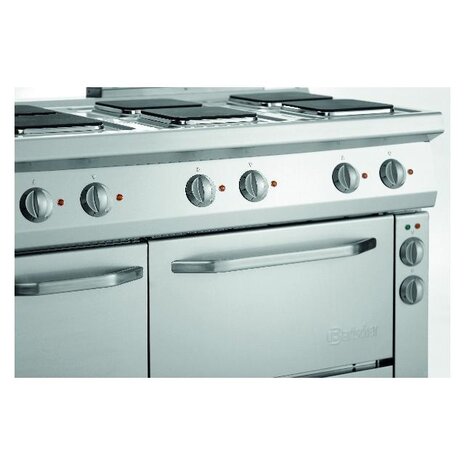 Bartscher Elektrisch fornuis 700, b1200, 6pl, ebo | 286347