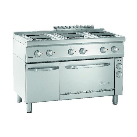 Bartscher Elektrisch fornuis 700, b1200, 6pl, ebo | 286347