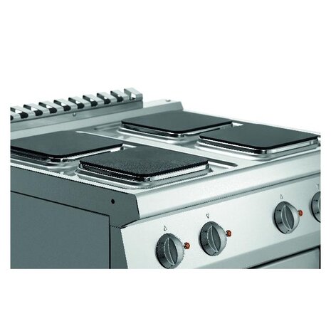 Bartscher El. fornuis 700, b 800, 4pits, eo | 286326