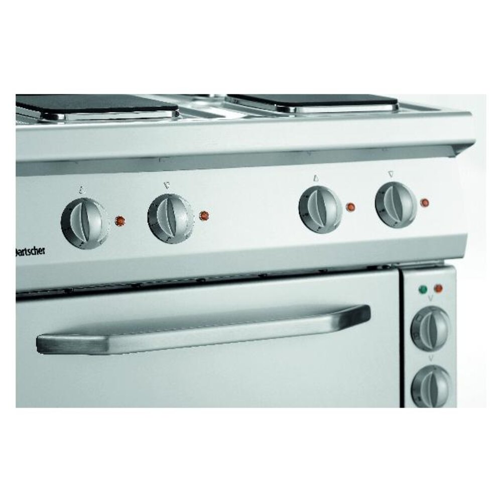 Bartscher El. fornuis 700, b 800, 4pits, eo | 286326