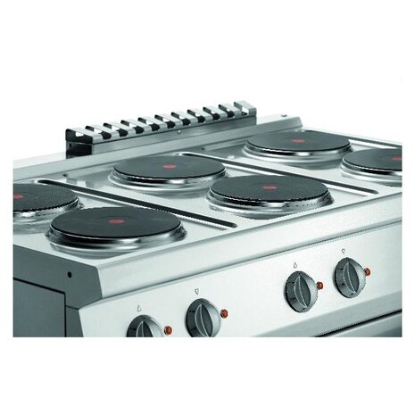 Bartscher Elektrisch fornuis 700, b1200, 6pl, ebo | 286247
