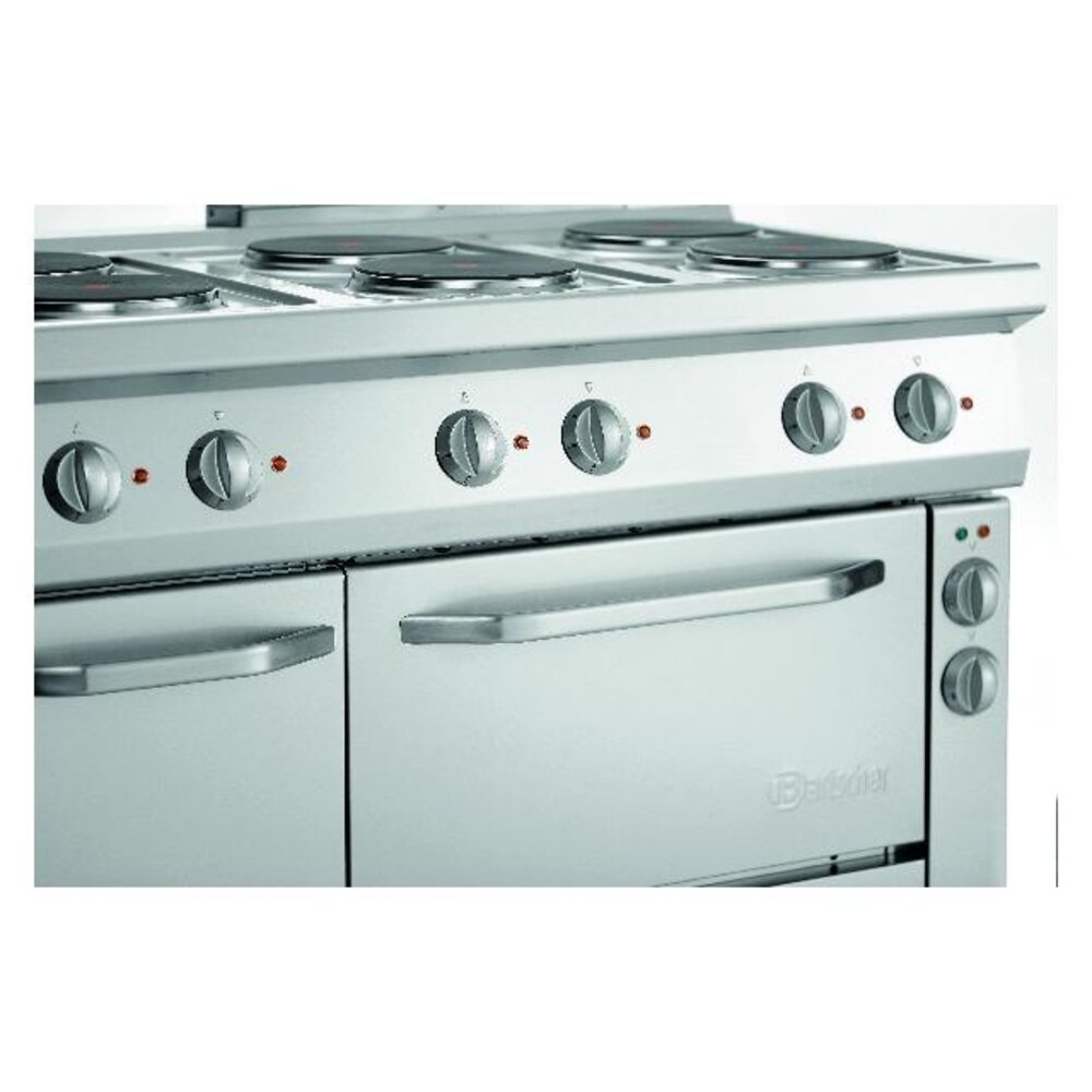 Bartscher Elektrisch fornuis 700, b1200, 6pl, ebo | 286247