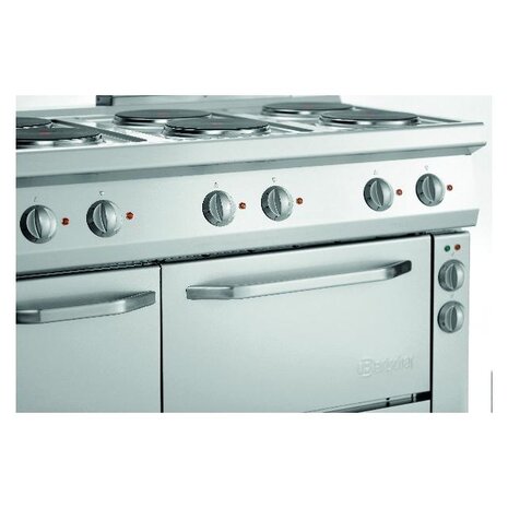 Bartscher Elektrisch fornuis 700, b1200, 6pl, ebo | 286247