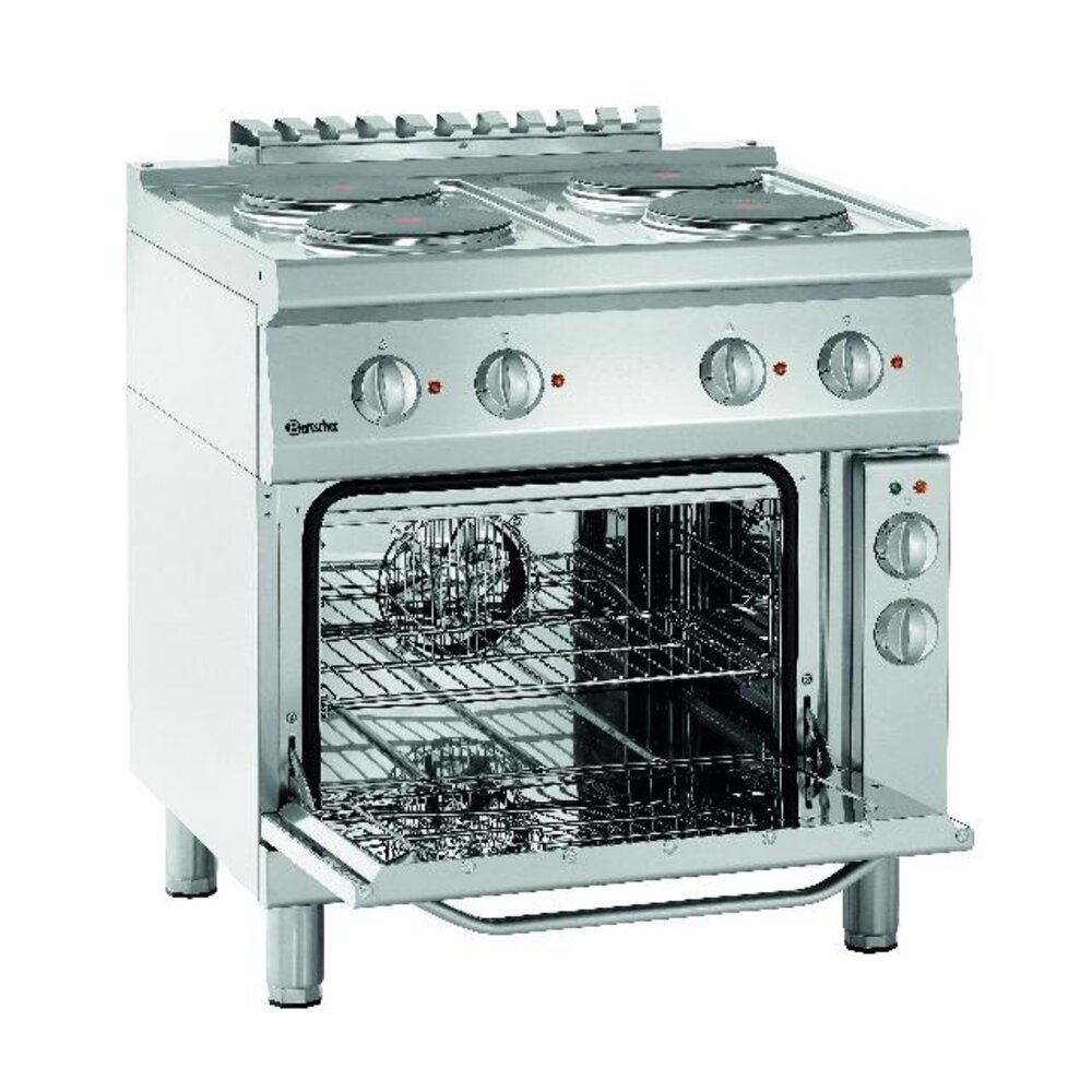 Bartscher Elektrisch fornuis 700, b800, 4pl, ebo | 286225 Bartscher Elektrisch fornuis 700, b800, 4pl, ebo | 286225