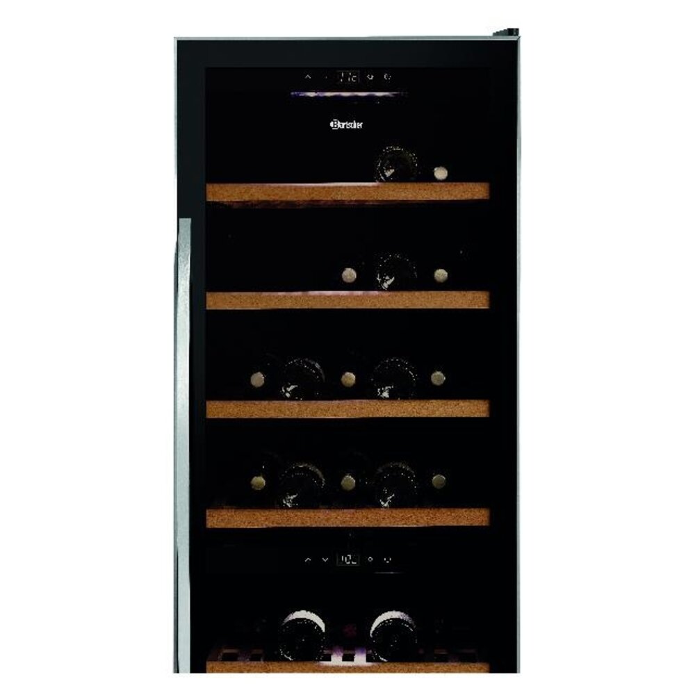 Bartscher Wijnkoelkast 2z 180fl | 700132 Bartscher Wijnkoelkast 2z 180fl | 700132