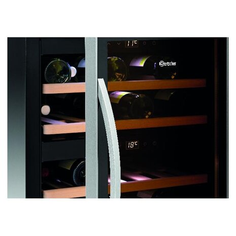 Bartscher Wijnkoelkast 2z 40fl | 700133 Bartscher Wijnkoelkast 2z 40fl | 700133