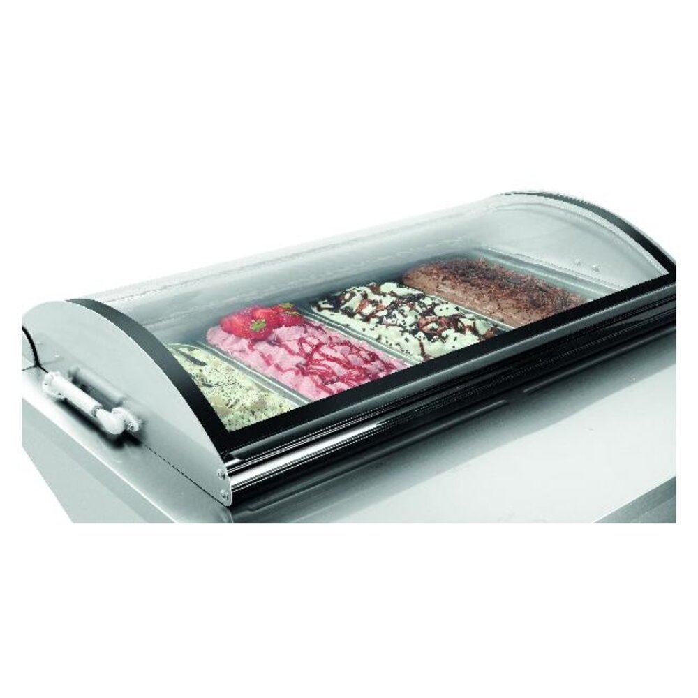 Bartscher Ijsvitrine 4x6,5l-r | 700228