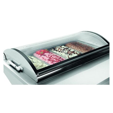 Bartscher Ijsvitrine 4x6,5l-r | 700228