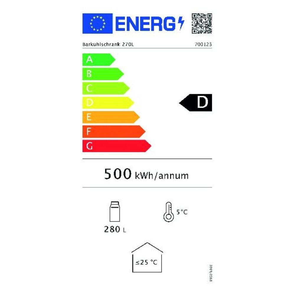 Bartscher Barkoelkast 270l | 700123 Bartscher Barkoelkast 270l | 700123