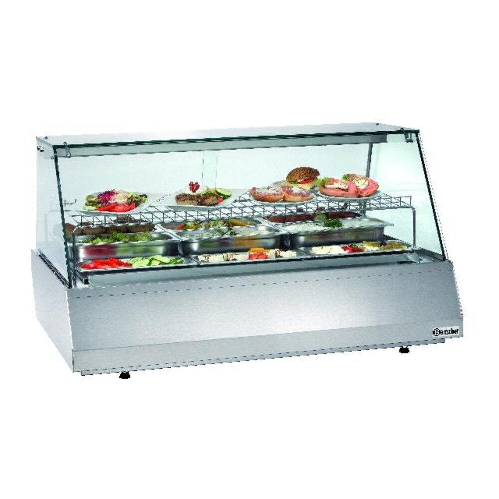 Bartscher Koelvitrine 3 1 gn, rechte ruit | 406056 Bartscher Koelvitrine 3 1 gn, rechte ruit | 406056