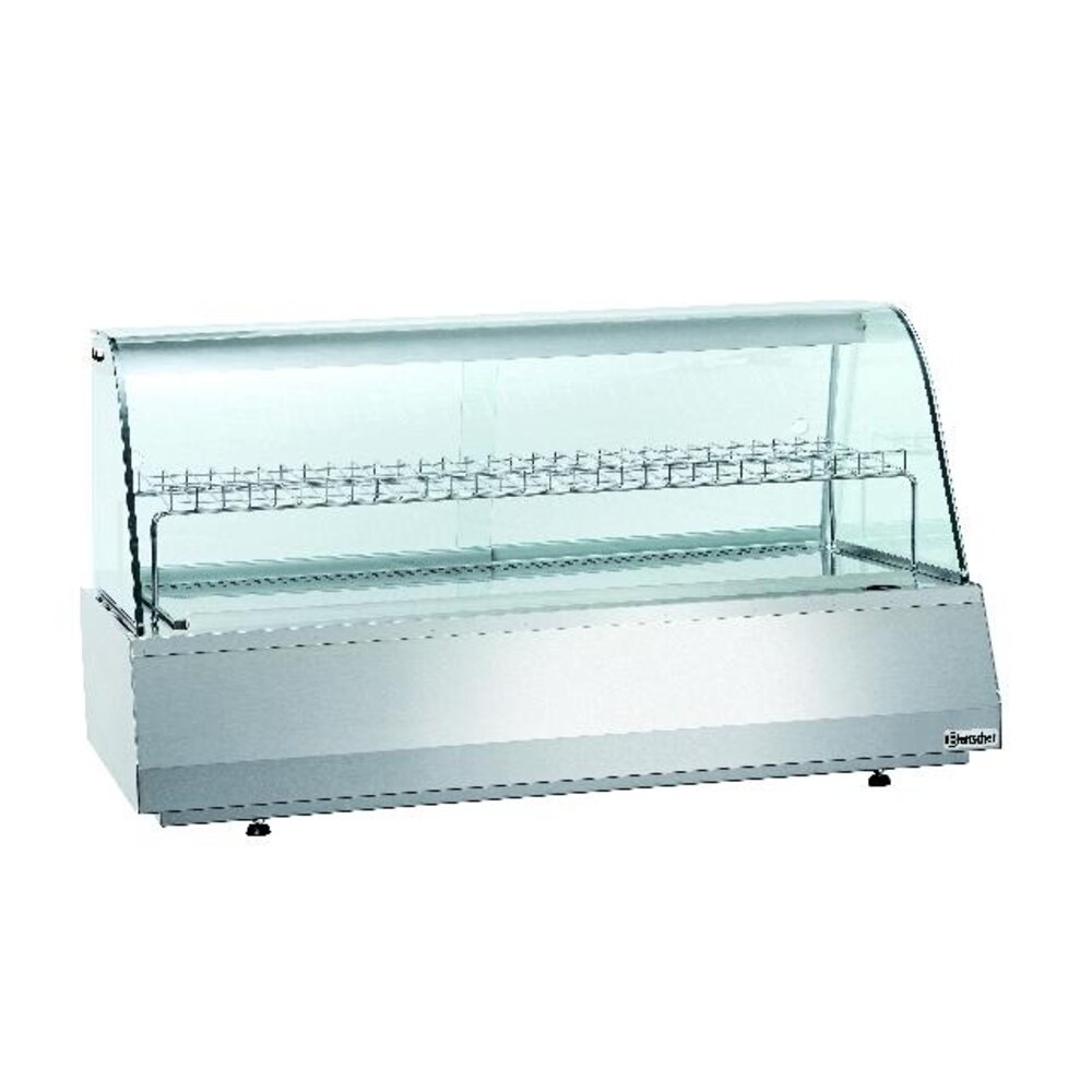 Bartscher Koelvitrine 3 1gn, ronde ruit | 405057 Bartscher Koelvitrine 3 1gn, ronde ruit | 405057