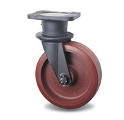 swivel castor, Ø 200mm, vulcanised polyurethane tyre, 1270KG