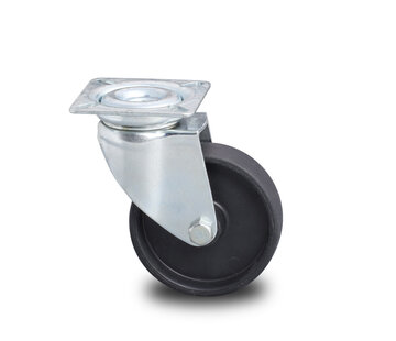 Swivel caster, Ø 75mm, Polypropylene Wheel, 60KG