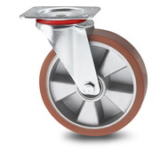 Swivel caster, Ø 160mm, Vulcanized Polyurethane tread, 300KG