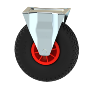 Bokwiel met 3.00-4 (Ø260mm) luchtband max. draagvermogen 150KG