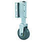 Ladder fixed castor, Ø 50mm, grey non-marking thermoplastic rubber tyre, 40KG