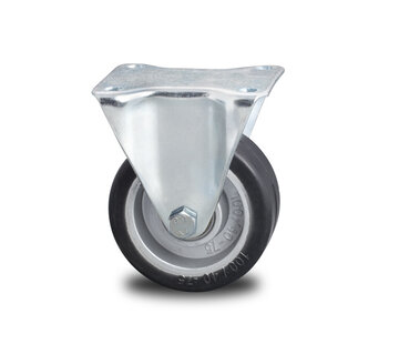 Vast wiel, Ø 100mm, elastische band, 160KG