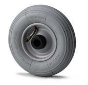 Wheel, Ø 200mm, pneumatic tyre rip profile, 75KG