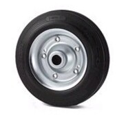 Industrieel wiel Ø160x40mm zwarte rubberen band – 180kg