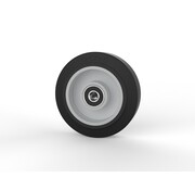 Wiel, Ø 125mm, elastische band, 200KG