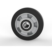 Wheel, Ø 125mm, elastic-tyre, 250KG