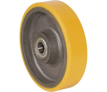 Wheel, Ø 250mm, Vulcanized Polyurethane tread, 1400KG