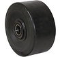 Zwaarlastwiel van gevulkaniseerde elastische rubberbanden, precisiekogellagers, wiel-Ø 200 mm, 1200 kg