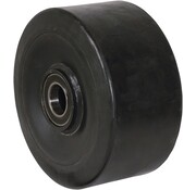 Wiel, Ø 250 mm, gevulkaniseerde elastische rubberbanden, 1000 kg