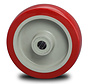 Industrial Wheel from Injected polyurethane, precision ball bearing, Wheel-Ø 125mm, 250KG