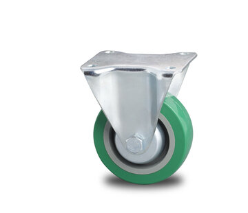 Vast wiel Ø100x35mm Polyurethaanband – 250kg