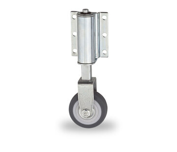 Gate castor / ladder wheel, fixed castor, Ø 50mm
