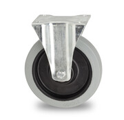 fixed castor, Ø 160mm, elastic-tyre non-marking, 300KG