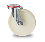 zwenkwiel, Ø 200mm, geheel polyamide (PA6) wiel, 300KG