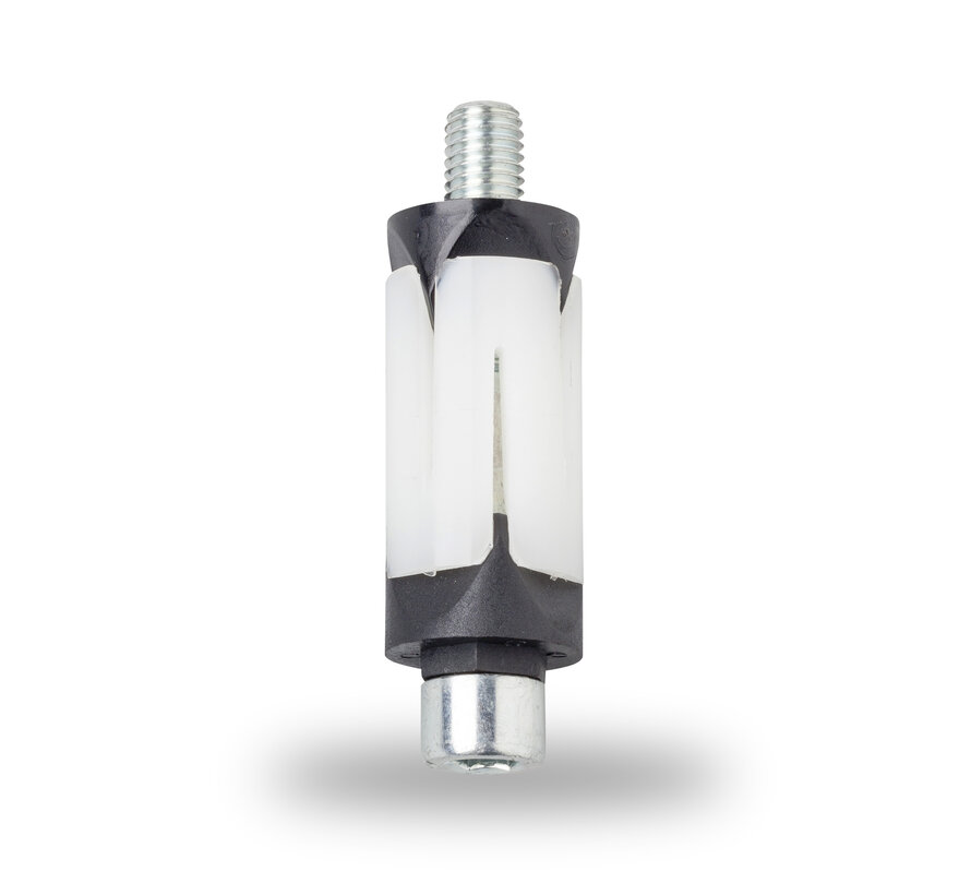 expander bevestiging, Asgat-Ø12,2mm, geschikt voor ronde buis: 21,8 - 24,7 mm