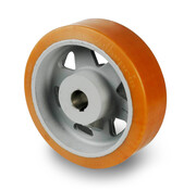 drive wheel Vulkollan® Bayer tread welded steel core, Ø 300x100mm, 2350KG
