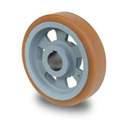 Aandrijfwiel Vulkollan® Covestro loopvlak gietijzer, Ø 300x50mm, 1200KG