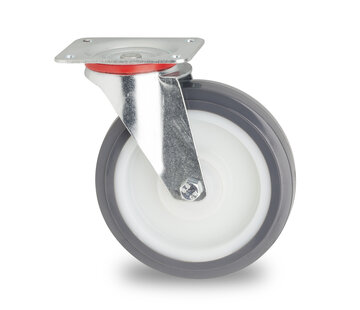 swivel castor, Ø 160 mm, casted polyurethane, 300KG