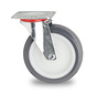 swivel castor, Ø 200mm, casted polyurethane, 300KG