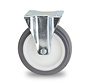 fixed-wheel castor, Ø 200 mm, injection-moulded polyurethane, 300KG
