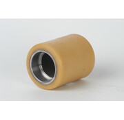 Vulkollan Pallet roller Ø60x20 mm, bearing chamber:42x16,1 mm, without ball bearing