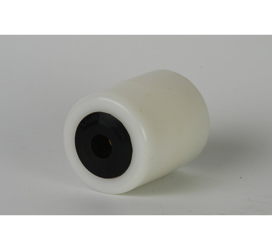 Polyamide PA6 Pallet roller Ø85x70 mm, with watertight sealing, axle hole: 20 mm, Hub length: 75 mm