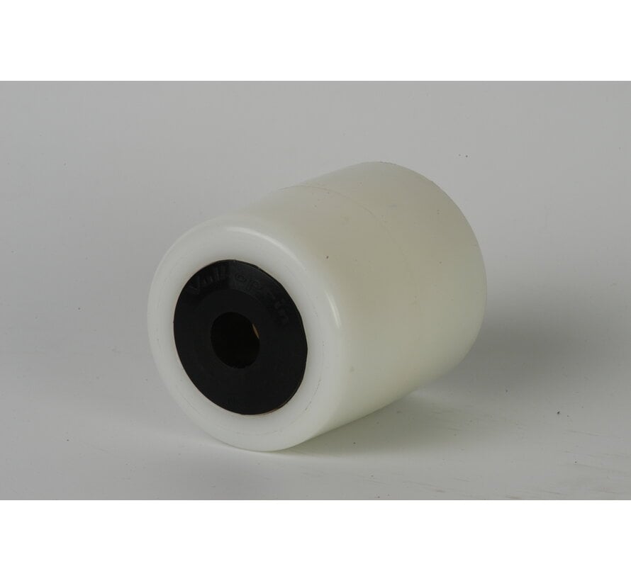 Polyamide PA6 Pallet roller Ø85x75 mm, with watertight sealing, axle hole: 20 mm, Hub length: 80 mm