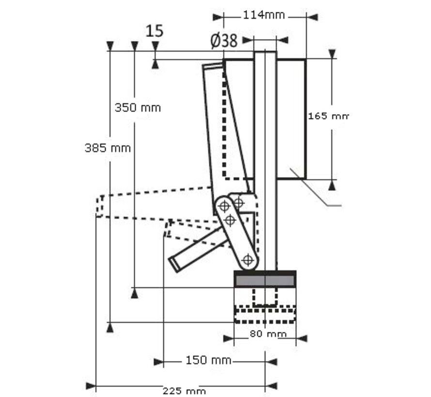 Floor truck Lock - Vaststeller