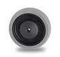 wheel, Ø 125 mm, grey non-marking thermoplastic rubber tyre, 160KG