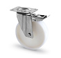swivel castor with brake, Ø 100 mm, all-polyamide (PA6) wheel, 150KG