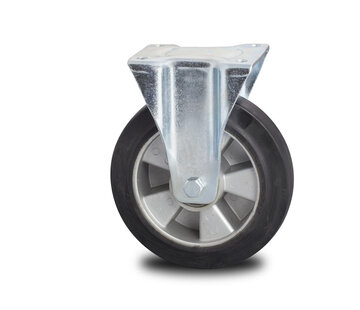 bokwiel, Ø 160mm, elastische rubberband, 300KG